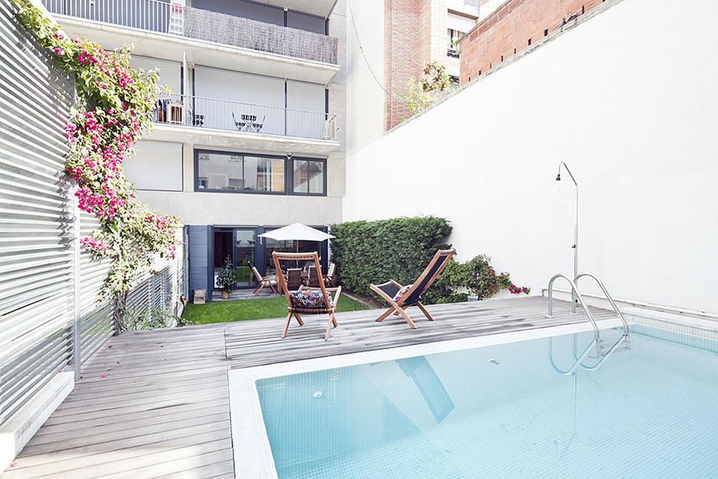 Apartment Barcelona Rentals - Private Pool And Garden Center Exteriér fotografie